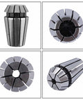Spring Collet Set 10 Pcs For CNC Engraving Machines And Milling Lathes Ground For Precision Beefy Clamping Power Self Release