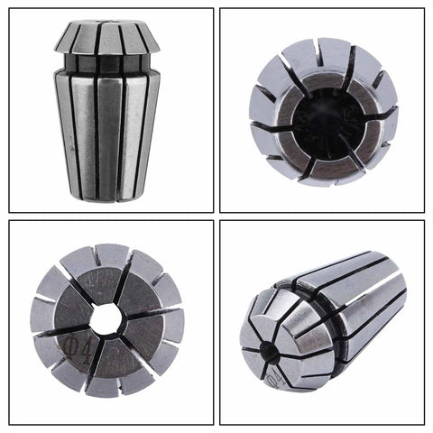 Spring Collet Set 10 Pcs For CNC Engraving Machines And Milling Lathes Ground For Precision Beefy Clamping Power Self Release