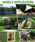 Heavy Duty Ground Anchors Screw In For Trampolines And Outdoor Gear in use with trampolines, tents, sheds, and greenhouses