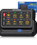 Eight Gang Wireless Switch Panel For Off Road Vehicles With 328 Ft Remote Range Sync Up To Four Panels Toggle Momentary And Strobe Modes