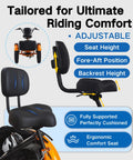 Electric Tricycle For Adults With Fat Tire Folding 20x4 Inch Wheels, 750W 48V seat with adjustable height and backrest