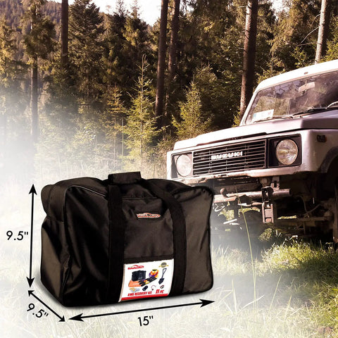 Offroad recovery kit gear bag outdoors, 11 Piece Offroad Recovery Kit For Jeep Truck SUV With Snatch Straps Winch Extension D Shackles