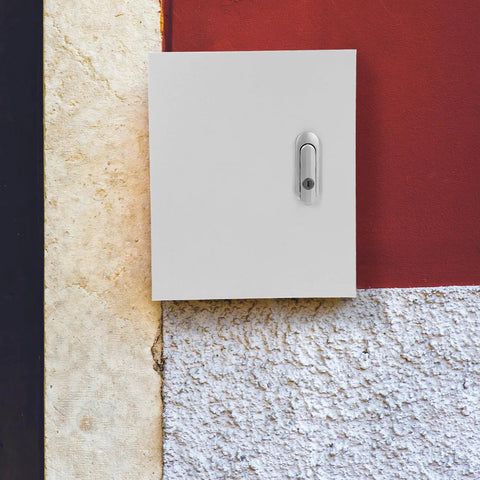 Weatherproof Wall Mounted Electrical Enclosure Box 250x300x140mm Thickened Metal Cabinet Installed on Exterior Wall