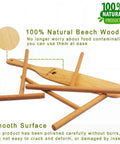 Crepe Spreader Set With Turner Four Piece Wooden Batter Tools 3.5 Inch 5 Inch 7 Inch 12 Inch T Shaped Design on white background