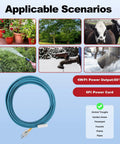 Six Foot Heat Tape For Freezing Pipes With Gutter Heat Cable And Water Pipe Insulation Self Regulating Temperature For Metal And Plastic Pipes Roof Snow Deicing Easy 120V Install shown with applicable scenarios images