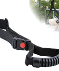 Rock Solid Adjustable Car Grab Handle Strap For Dead Easy Vehicle Entry And Exit Heavy Duty Secure Locking Grip with ergonomic design.