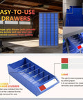 Heavy Duty 100 Drawer Parts Cabinet With Metal Frame For Nuts Bolts And Small Hardware In Garage Workshop And Classroom Storage Organizer Durable ABS Drawers And Sturdy Metal Body Keeps Tools And Components Tidy And Accessible
