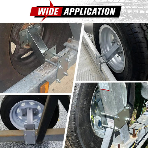 Heavy Duty Trailer Spare Tire Carrier Mount for Utility and Boat Trailers Holds Up To 120 Lbs Fits 4 and 5 Lug Wheels