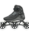 BOA 125 Inline Skates for Adults, black unisex fitness skates with carbon vented shell, 125mm wheels, and extruded aluminum frame