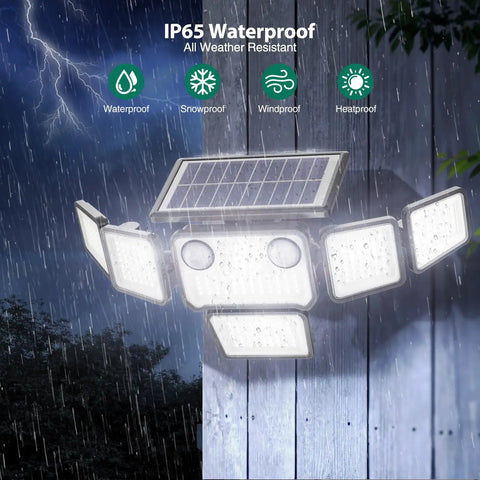 Straight Off The Charts Brightness Solar Motion Flood Lights With 284 Led Beads And Dual Sensors To Keep Your Crib Locked Safe All Night Long Zero Wiring Hassle Weatherproof Security Light Set Backyard Driveway 2 Pack