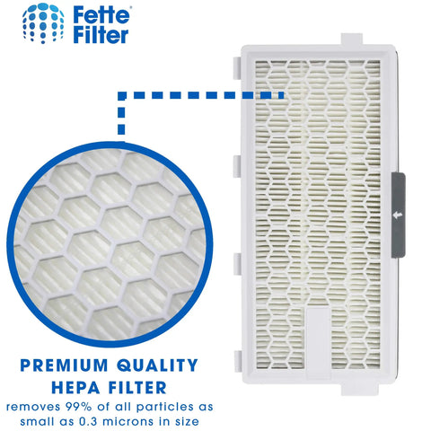 HEPA Replacement Filters For Miele AirClean SF-HA 50, Compatible With S4 S5 S6 S8 S8000 S8999 S6000 S6999 S5000 S5999 S4000 S4999, C2 And C3 Series, Pack Of 4
