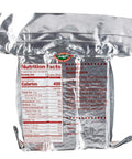 Nutrition facts of Survival Food Ration Kit With 3600 Cal Blueberry Bar for 3 Day Prepper Ready Emergency, 72 Hour Disaster Supply