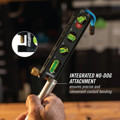 Pro Grade 6.5 Inch Magnetic Torpedo Level For Electricians Aluminum Billet Body With Rare Earth Magnets V Groove Conduit Bending Notch Dead On Accuracy Job Site Ready Built Tough Heavy Duty Shop Essential Tool