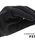 Covert Pursuit D5 Cut Resistant Work Gloves With 3D Patterning And TrekDry Breathable Fit All Black X Large Armortex Layer