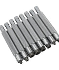 Eight-piece Watch Crown Winder Tool Set Pro Grade Aluminum Alloy Precise Winding Tool for 2-10mm Crowns
