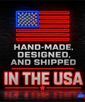 Straight Up Custom Front License Plate For Cars And Trucks Keep Your Ride Looking Fresh With Fully Personalized Designs Upload Photos Or Business Logos Add Bold Fonts And Vibrant Colors To Total Crush Every Block, neon sign with American flag.