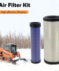 Air Filter Kit For Skid Steer Loaders SSV65 SSV65C SSV75 SVL75 SVL75C SVL75-2 SVL75C-2 Replaces P827653 P829332