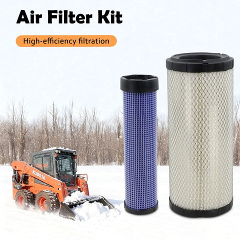 Air Filter Kit For Skid Steer Loaders SSV65 SSV65C SSV75 SVL75 SVL75C SVL75-2 SVL75C-2 Replaces P827653 P829332