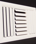 Heavy-Duty Aluminum 14x14 4-Way Adjustable Curved Blade HVAC Diffuser Vent Cover For Vertical And Horizontal Airflow Duct Grille