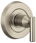 Gibson 1-Handle M-CORE Trim Kit with shower lever brushed nickel finish, round design, requires M-CORE 3-Series transfer valve