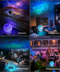 Dinosaur Egg Galaxy Star Projector Nebula Night Light With Remote And Timer 14 Color Options Nebula Flow Projections for various rooms