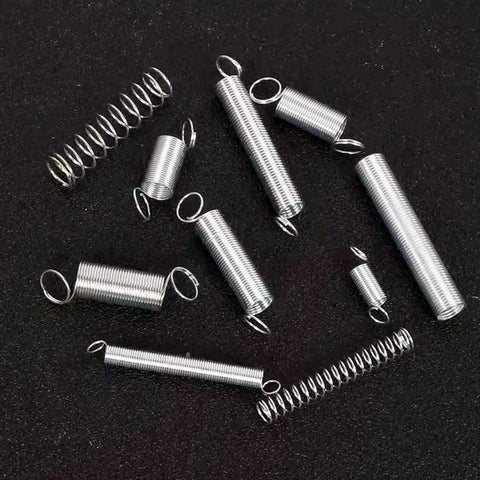 Heavy Duty 200 Piece Spring Assortment Kit Steel Wire Extension Replacement Set With Plastic Storage Box For Garage And Home Repairs, assorted metal springs