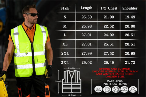 Built Tough Hi Vis Safety Vest For Men With Glowing Reflective Tape Class 2 Approved High Visibility Workgear Boasting Deep Utility Pockets For Builders Road Crews And Warehouse Shifts Five Pack