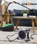 Built Tough Retractable Extension Cord Reel With Four Outlets And Circuit Breaker Protection 35 Foot Auto Rewind Design eliminates tangled cords for a vacuum.