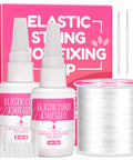 Bracelet Glue For Elastic String Keeps Knots Tied Right And Prevents White Residue For Clay Beads And Bracelets 0.8mm Elastic Cord Included