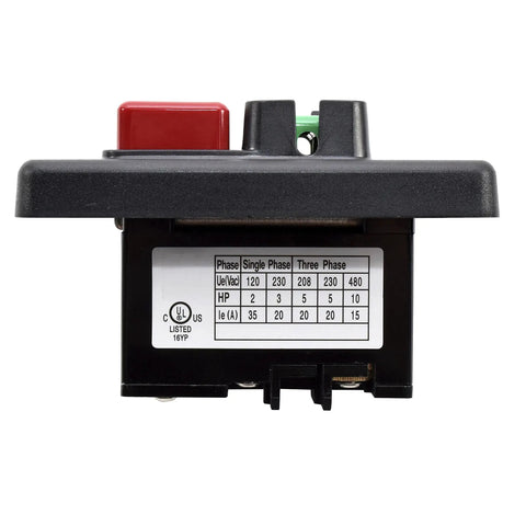 Workshop Grade Zero Sweat Replacement On Off Switch 120 V And 230 V rated switch with red button for shop equipment control.
