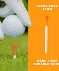 Gloved hand holding a golf ball with Funny Golf Tees 10 Pack MulliganBro Parody Golf Accessories Gag Gift For Men Cool Novelty Tees