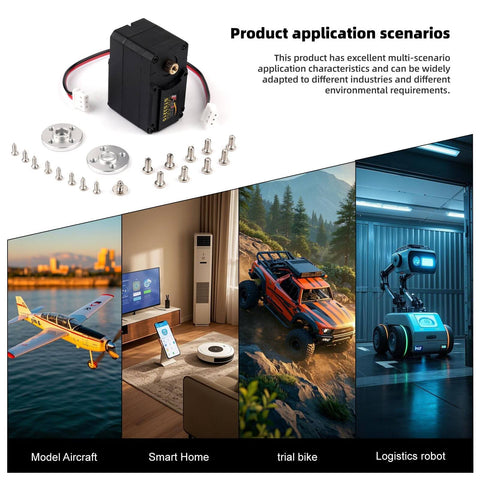 STS3215 Beefy 19KG Digital Servo Motor With 7.4V Power Dual Axis TTL Serial Control and 360 Degree Magnetic Encoder Feedback, application scenarios