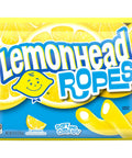 Box of Lemon Candy Ropes Soft And Chewy With Tart Citrusy Lemon Flavor Bright Yellow Treat Packed With Dope Zest 9 Oz