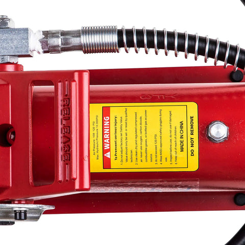 Built Like A Tank 10 Ton Air Powered Hydraulic Pump 10000 Psi Foot Control Tool With Quick Attach Swivel Air Line Lubricator Hose For No Sweat Shop Fixes And Serious Heavy Lifting