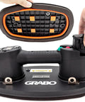Grab On Pro Electric Suction Cup Lifter Portable Heavy Duty Tool showing the base and battery compartment design.