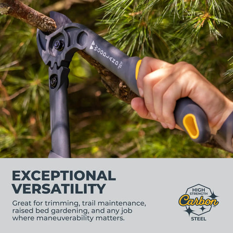 Compact 16 Inch Lopper With Gear Assist Anvil Blade Lightweight Pruner For Dry Branches Up To One And A Quarter Inch Cutting Capacity