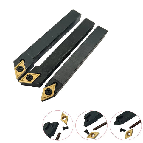 55 Degree Diamond Carbide Inserts DCMT32.51 And DCMT11T304 For Stainless Steel Turning And Profiling with SDJCR SDJCL Holders