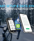Entry Level GPS Bike Computer With Wireless Connectivity Laminated Two Point Eight Inch Screen Ultra Thin Lightweight