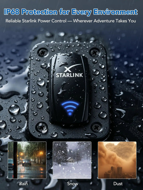 Rocker Switch With Aluminum Mounting Panel, IP68 Waterproof Five Pin SPST On Off Toggle, 20A 12V And 24V, weather-resistant