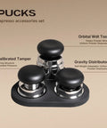 Ultimate Espresso Tamper Set For 58.4Mm Portafilters With Self Leveling Weight Orbital Wdt Tool And Gravity Distributor Pro Barista Gear.