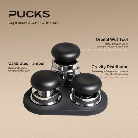 Ultimate Espresso Tamper Set For 58.4Mm Portafilters With Self Leveling Weight Orbital Wdt Tool And Gravity Distributor Pro Barista Gear.
