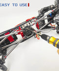Using RC Model Repair Tools Kit 4 In 1 With One Quarter Inch Drive And Allen Keys 1.5mm 2.0mm 2.5mm 3.0mm on an RC car frame.