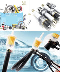 Spring Hose Clamp Kit With 121 Pieces 6 To 22mm Assortment Set Swivel Flat Band Fuel Hose Clamp Plier Silicone Vacuum Hose Clip Action Pipe Clamp For Low Pressure Air Lines Durable 65Mn Steel Construction, hose clamp plier on hose with metal clips