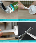 Steps to prepare Gutter And Seam Sealant White For Weatherproofing And Flexible Bonding 100 Percent Solids No Shrinkage