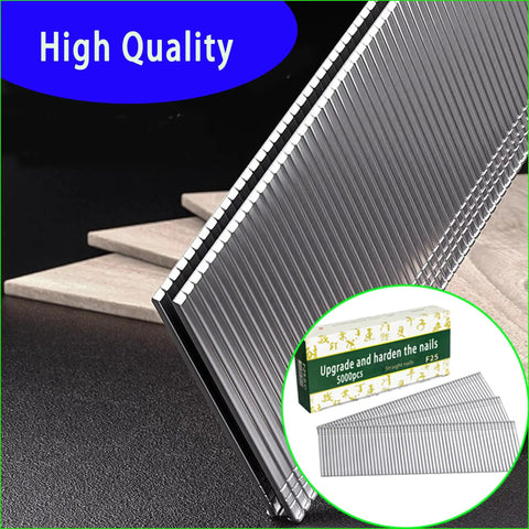 Bulk Supply Of Five Thousand One Inch Eighteen Gauge Galvanized Brad Nails Delivers Straight Shots and Rock Solid Holds For Pneumatic Electric Brad Nailers On Every Home Project.