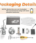 Keyless Electronic Entry Door Knob With Keypad, Smart Door Lock For Home, Hotel Or Office, installation kit and tools