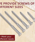 Heavy Duty Wood Lag Screws Set 304 Stainless Steel 3/8 Inch By 3 Inch Hex Head Bolts With Washers 50 Pack Includes 50 Washers And Hex Socket Drill For Decks Fences Outdoor Projects displayed on wood surface.