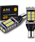 912 921 LED Bulbs For Back Up Lights 6000K Xenon White CAN BUS 4014 30 SMD 5.5W 12V 24V shown with packaging