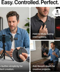 Wireless Mini Lapel Microphone For iPhone And Android, plug and play, no Bluetooth, mute, reverb, recording demo.