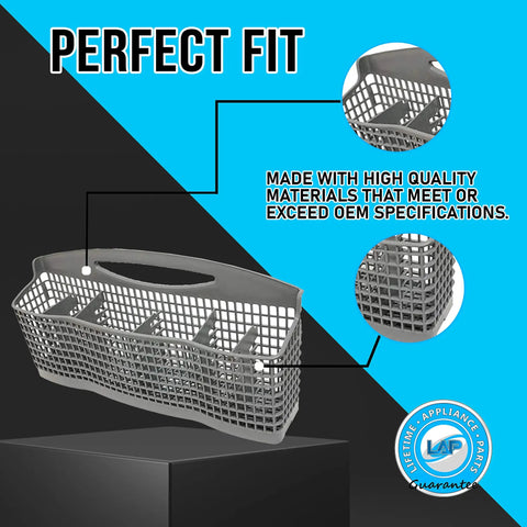 Durable Silverware Basket For Frigidaire Dishwashers Replacement Part 5304506523 AP6037538 design and material details